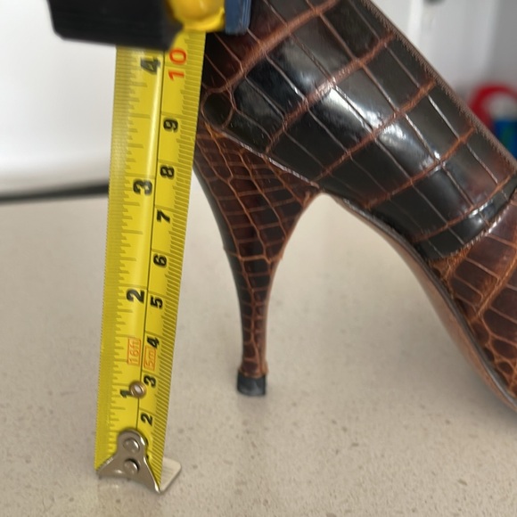 Vintage impeccable crocodile Andrew Geller size 6A - narrow feet - Picture 9 of 9